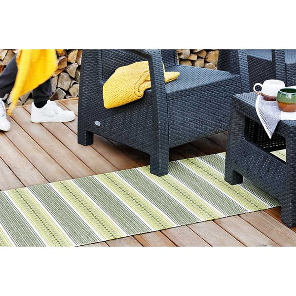 Zielony dywan odpowiedni na zewnątrz 100x70 cm Runö – Narma-image-3