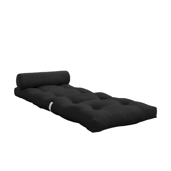 Czarnoantracytowy materac futon 70x200 cm Wrap Dark Grey – Karup Design