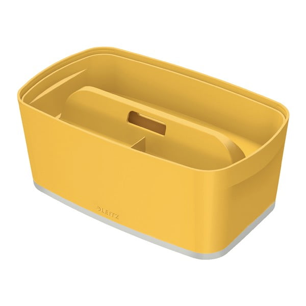 Żółty pojemnik z pokrywką Leitz Cosy, poj. 5 l-image-4