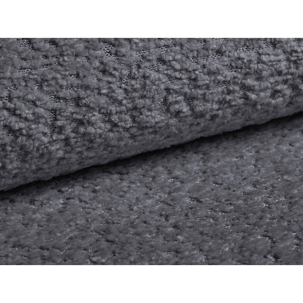 Ciemnoszara poduszka na sofę z materiału bouclé Kemi – Cosmopolitan Design-image-2