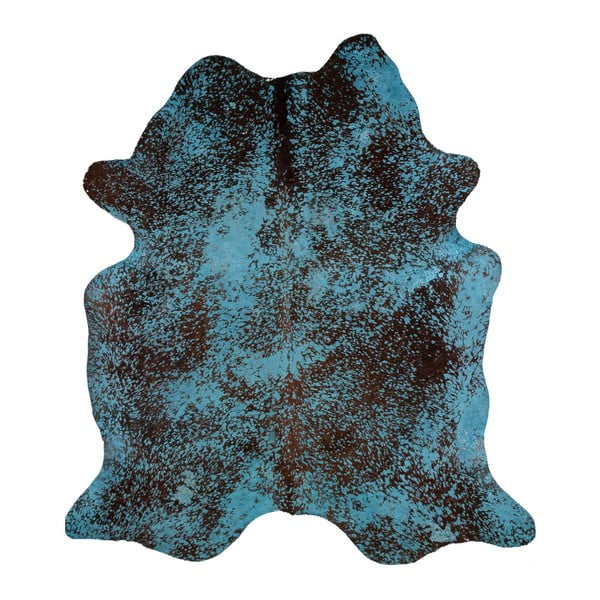 Dywan z prawdziwej skóry Arctic Fur Dyed Turq, 244x226 cm