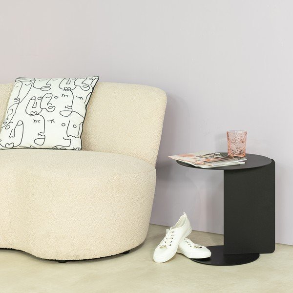 Metalowy okrągły stolik ø 40 cm Salsa – Spinder Design-image-1