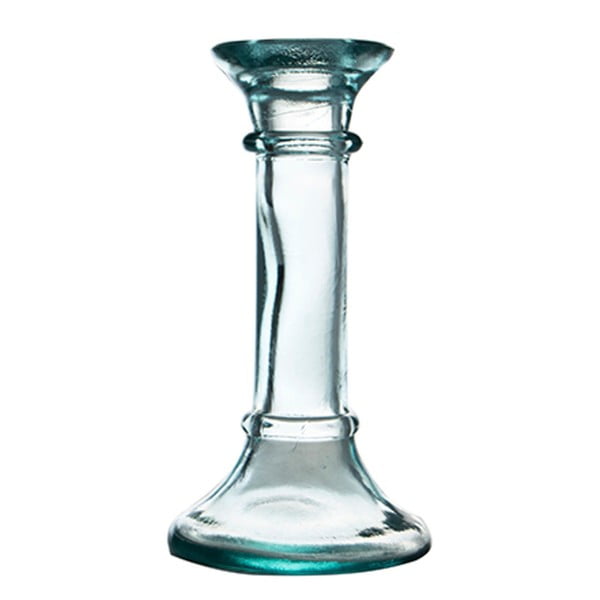Szklany świecznik ze szkła z recyklingu Ego Dekor Party Light, wys.15 cm