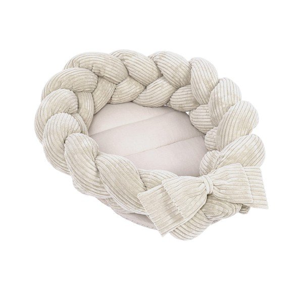 Beżowy kokon dla niemowląt 47x70 cm – Meowbaby