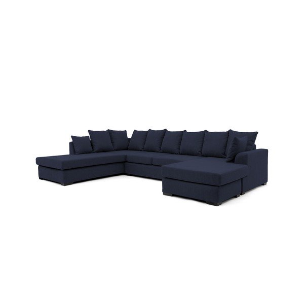 Ciemnoniebieska sofa narożna Vivonita Linus-image-4