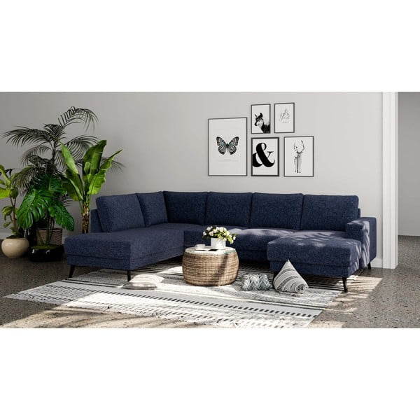 Ciemnoniebieski narożnik (lewostronny) Fynn – Ghado-image-1