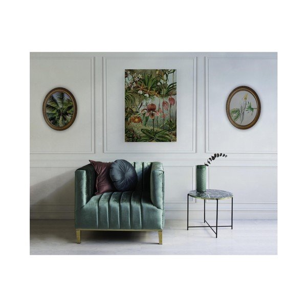 Owalny obraz ścienny Velvet Atelier Palm Tree-image-1