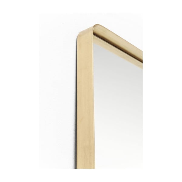 Lustro w ramie w barwie mosiądzu Kare Design Rectangular, 200x70 cm-image-2