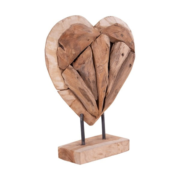 Drewniana dekoracja z drewna tekowego House Nordic Almada-image-1