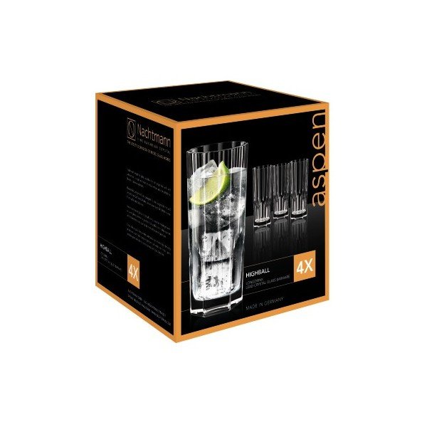 Zestaw 4 szklanek ze szkła kryształowego Nachtmann Aspen, 309 ml-image-3
