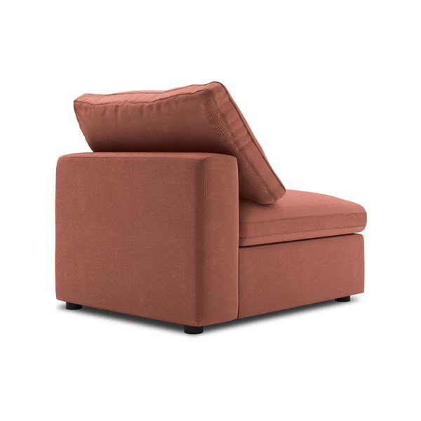 Różowa środkowa część sztruksowej sofy modułowej Windsor & Co Sofas Galaxy-image-3