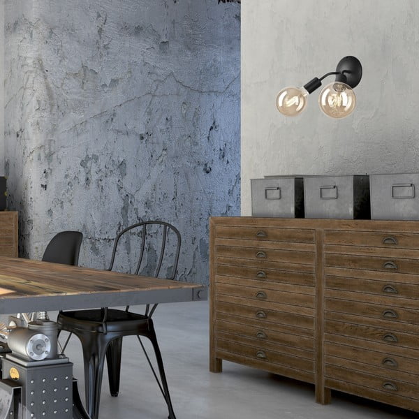 Czarny kinkiet Viggo – LAMKUR-image-2