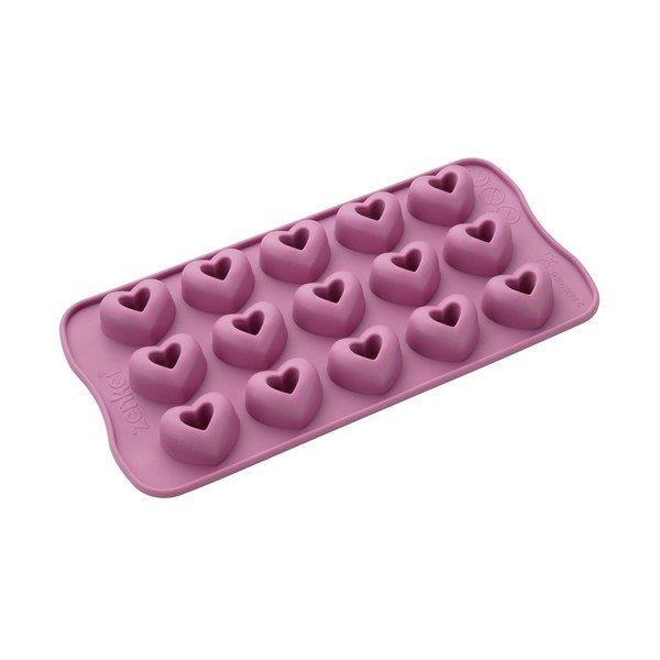 Różowa silikonowa forma na czekoladki Fackelmann Sweet Sensation-image-1