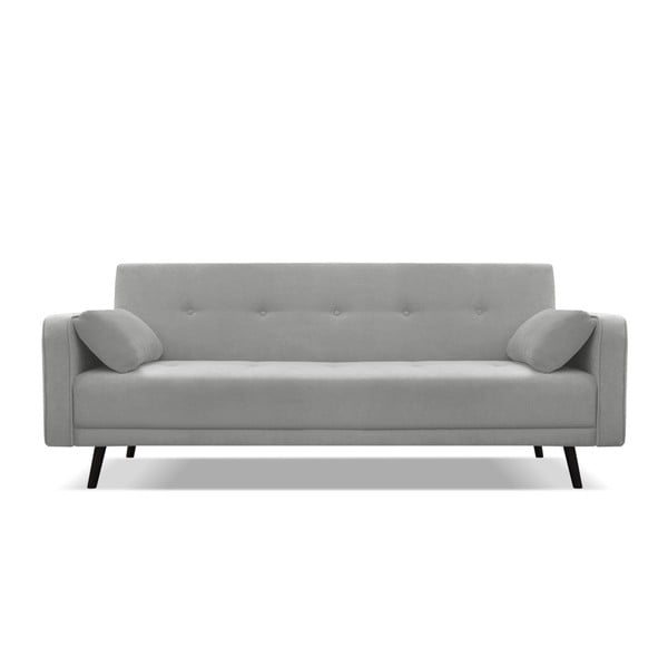 Ciemnoszara sofa rozkładana Cosmopolitan Design Bristol, 212 cm