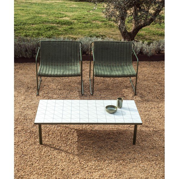 Stolik ogrodowy z ceramicznym blatem 61x122 cm Maurina – Kave Home-image-1