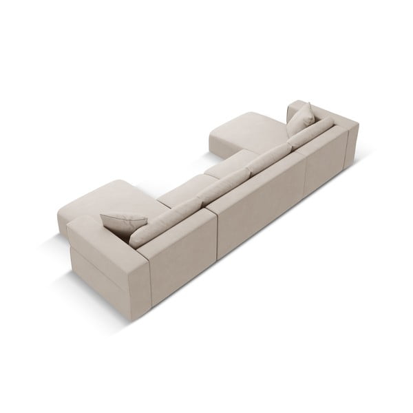 Beżowy narożnik (w kształcie litery U) Esther – Milo Casa-image-3