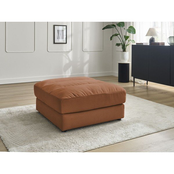 Pomarańczowy aksamitny podnóżek Sierra – Bobochic Paris-image-1