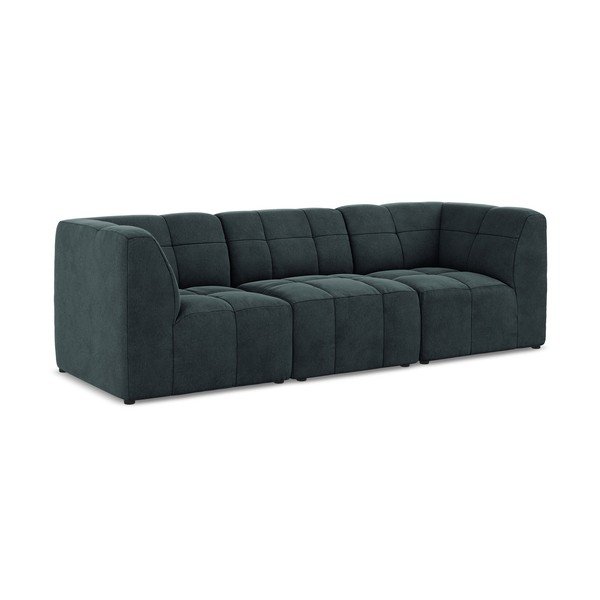 Niebieska aksamitna sofa 255 cm Aloha – Makamii