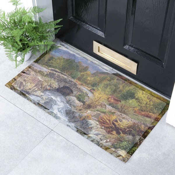 Wycieraczka z plastiku z recyklingu 40x70 cm Autumn Nature Landscape  – Artsy Doormats-image-1