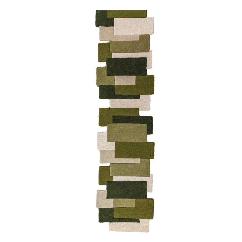 Wełniany chodnik tkany ręcznie 66x300 cm Collage – Flair Rugs