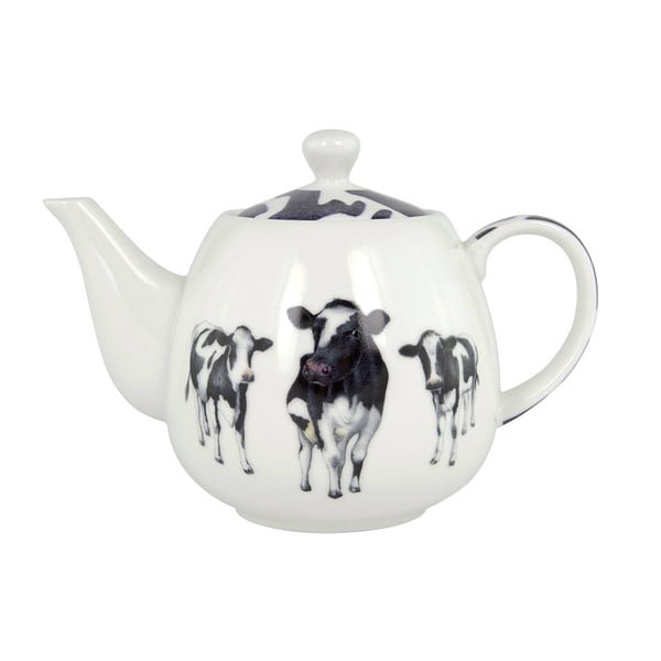 Dzbanek do herbaty z porcelany kostnej z sitkiem Ashdene Dairy Belles, 650 ml