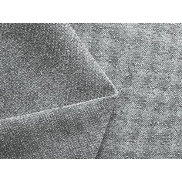 Jasnoszare łóżko kontynentalne 140x200 cm Ilima – Makamii-image-3