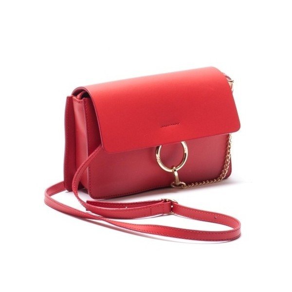 Skórzana torebka Mangotti 3038 Rosso-image-3