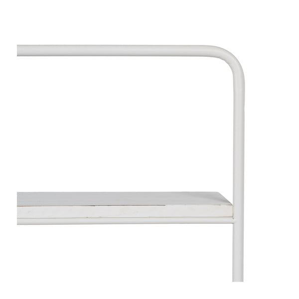 Biała wielopoziomowa metalowa półka 51 cm – Ixia-image-1