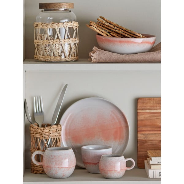 Pomarańczowa kamionkowa miska 525 ml Paula – Bloomingville-image-1