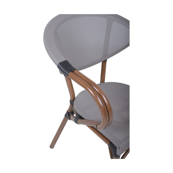 Beżowe metalowe krzesło ogrodowe Toskana – Garden Pleasure-image-2