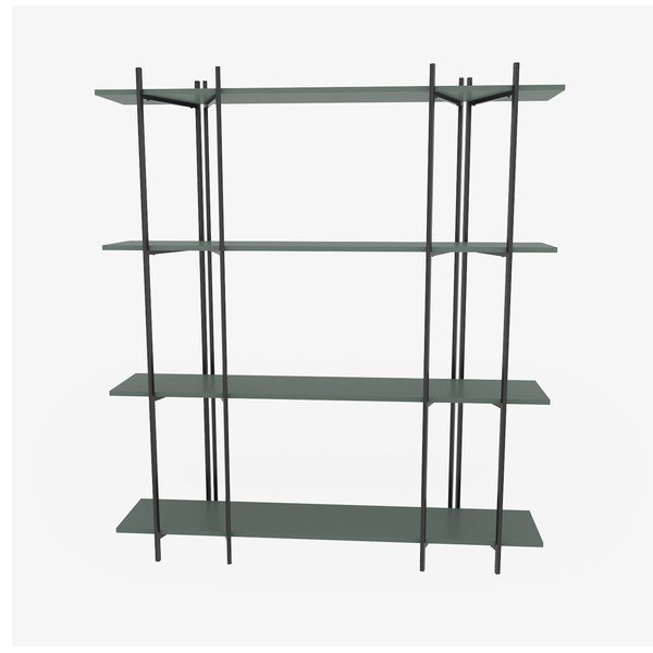 Zielony regał 160x180 cm Moss – Kalune Design-image-1