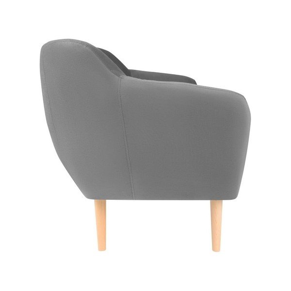 Szara aksamitna sofa Mazzini Sofas Sardaigne, 188 cm-image-4