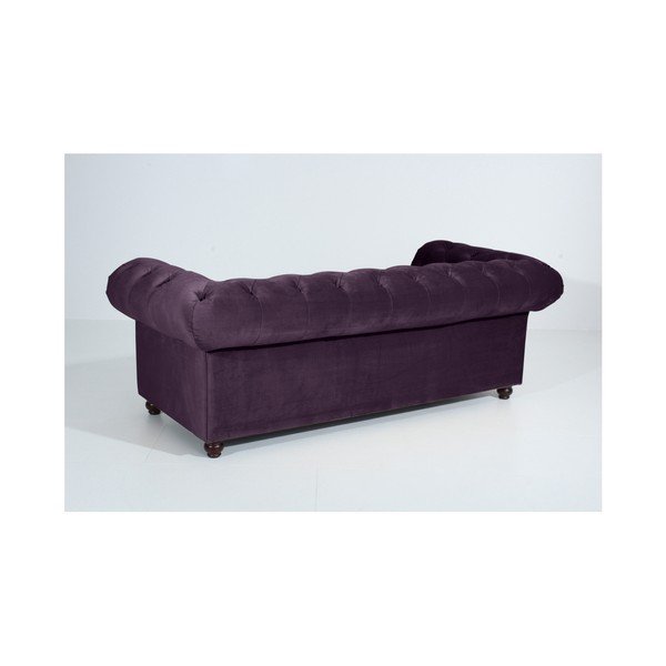 Fioletowa sofa Max Winzer Orleans Velvet, 216 cm-image-2