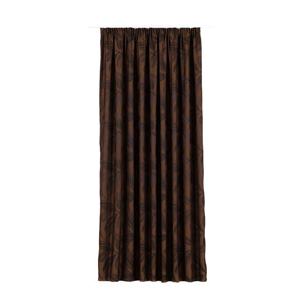 Ciemnobrązowa zasłona 210x245 cm Nydia – Mendola Fabrics-image-2