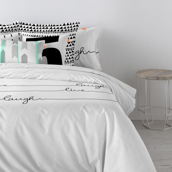 Bawełniana poszwa na kołdrę Blanc Live, 200x200 cm-image-1