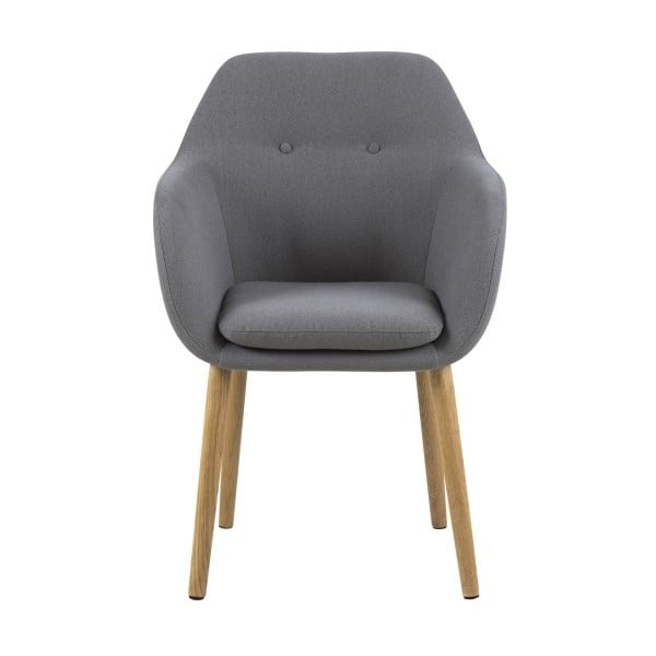 Jasnoszare krzesło Actona Emilia-image-2