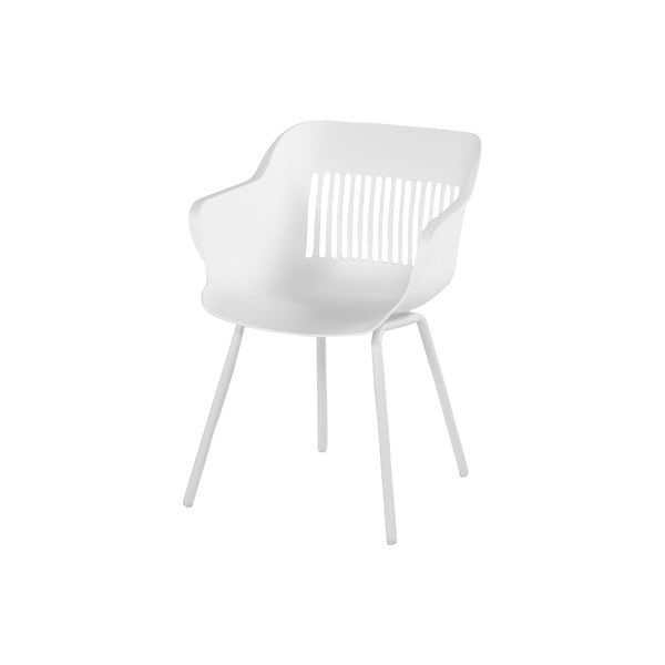 Białe plastikowe krzesła ogrodowe zestaw 2 szt. Jill Rondo – Hartman