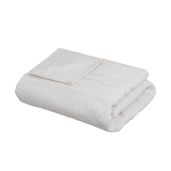 Biały bawełniany ręcznik kąpielowy frotte 100x150 cm Simple – Casa Selección