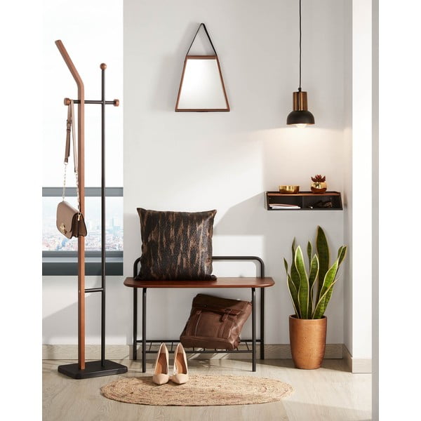 Wieszak w dekorze drewna orzechowego Kave Home Magali-image-1