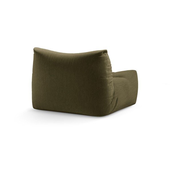 Aksamitna poduszka do siedzenia w kolorze khaki Tove – Micadoni -image-3