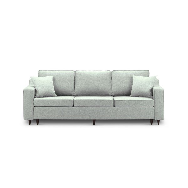 Jasnozielona 3-osobowa sofa rozkładana ze schowkiem Mazzini Sofas Narcisse-image-2