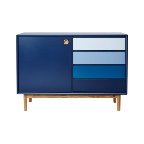 Ciemnoniebieska komoda Tom Tailor Color Box, 114x80 cm
