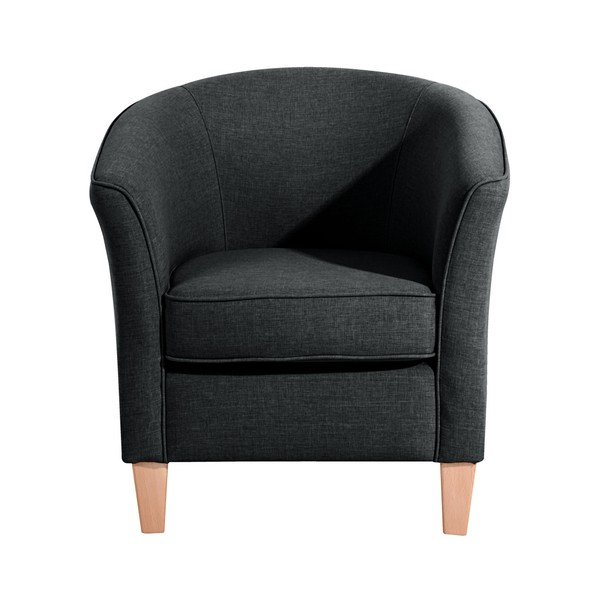 Czarny fotel Max Winzer Livia Black-image-4
