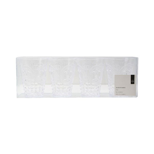 Zestaw 4 szklanek Clear De Lis-image-1