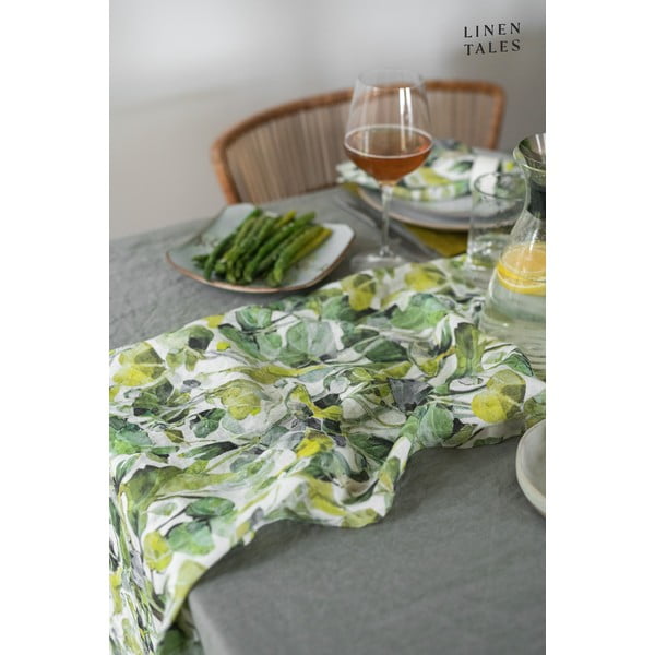 Lniany bieżnik 40x200 cm Lotus – Linen Tales-image-2