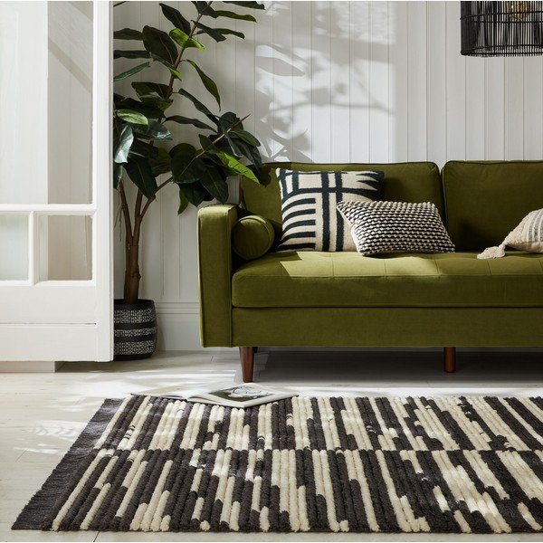 Czarno-biały dywan 120x170 cm Lina – Flair Rugs-image-1