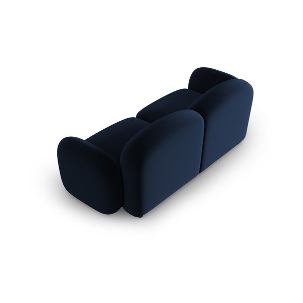 Niebieska aksamitna sofa 194 cm Blair – Micadoni Home-image-4