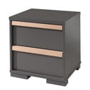 Ciemnoszara dziecięca szafka nocna London – Vipack