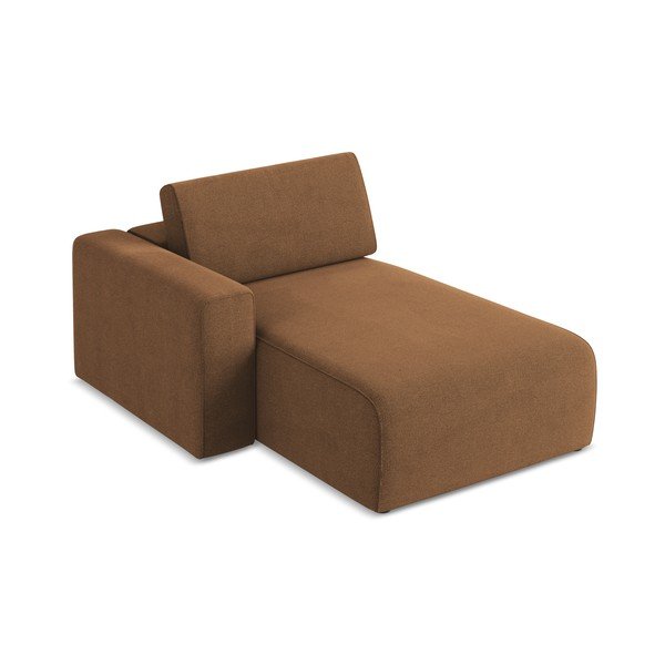 Brązowy moduł sofy (lewostronny) Kalea – Makamii-image-1