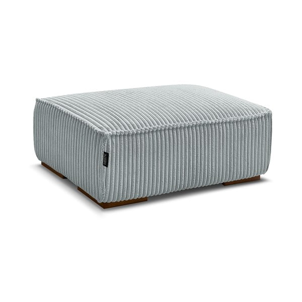 Jasnoszary sztruksowy podnóżek Chelsea – Bobochic Paris-image-3